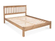 Core Products Core Corona 4ft6 Double Antique Waxed Pine Wooden Bed Frame