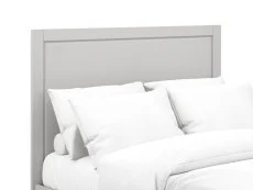 LPD LPD Bay 5ft King Size Cement Grey Wooden Double Bed Frame