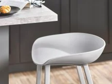 Julian Bowen Julian Bowen Renzo Grey Bar Stool