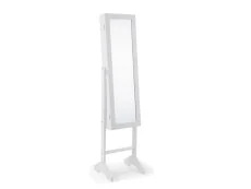 Julian Bowen Julian Bowen Prima White Jewellery Storage Mirror