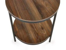 Julian Bowen Julian Bowen Tribeca Walnut Effect Round Lamp Table