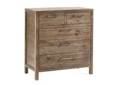 ASC Hatton Reclaimed Pine 3+2 Drawer Chest of Drawers (Assembled)