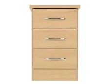 Seconique Seconique Nevada Sonoma Oak 4 Piece Medium Bedroom Furniture Package