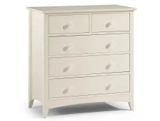 Julian Bowen Clearance - Julian Bowen Cameo 3+2 Ivory Wooden Chest of Drawers