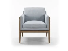 Kyoto Kyoto Alfie Grey Fabric Accent Chair