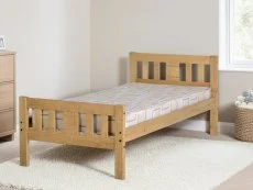 Seconique Seconique Rio 3ft Single Wax Pine Wooden Bed Frame