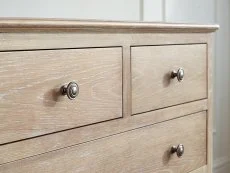 Julian Bowen Julian Bowen Camille Limed Oak 4+2 Drawer Chest of Drawers