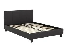 Seconique Clearance - Seconique Prado 4ft Small Double Brown Faux Leather Bed Frame