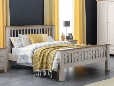 Julian Bowen Julian Bowen Richmond 5ft King Size Grey Wooden Bed Frame