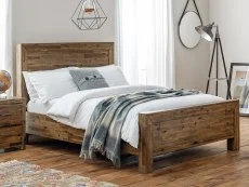 Julian Bowen Julian Bowen Hoxton Rustic 6ft Wooden Super King Size Bed Frame