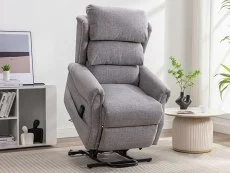 ASC ASC Leven Dual Motor Fabric Riser Recliner Chair