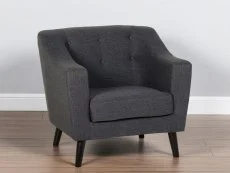 Seconique Seconique Ashley Grey Fabric Armchair