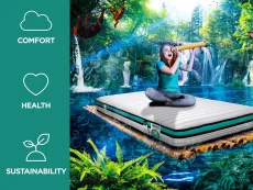 Jay-Be Jay-Be QUEST Q1 3ft Single e-Sprung Eco-Friendly Children's Mattress in a Box