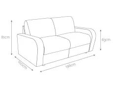 Jay-Be Jay-Be Deco 3 Seater Sofa Bed