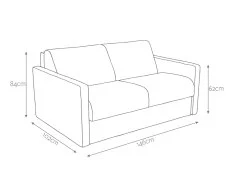 Jay-Be Jay-Be Slim 2 Seater Sofa Bed