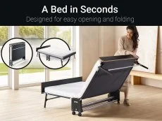 Jay-Be Jay-Be Grand 120cm Folding Guest Bed with e-Pocket Mattress