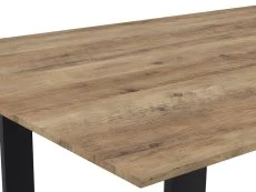 LPD LPD Antibes 180cm Russet and Black Wooden Dining Table