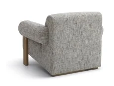 Kyoto Kyoto Arlo Natural Chenille and Oak Accent Chair