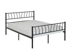 Seconique Seconique Harlow 4ft6 Double Black Metal Bed Frame