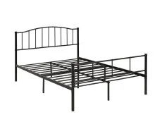 Seconique Seconique Newton 4ft6 Double Black Metal Bed Frame