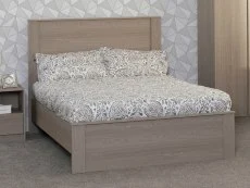 Seconique Seconique Paris 4ft6 Double Smoked Ash Wooden Bed Frame