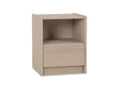 Seconique Seconique Paris Smoked Ash 1 Drawer Bedside Table