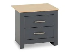 Seconique Seconique Portland Grey and Oak 3 Piece Bedroom Furniture Package