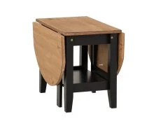 Seconique Seconique Santos Black and Pine Drop Leaf Coffee Table