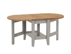 Seconique Seconique Santos Grey and Pine Drop Leaf Coffee Table