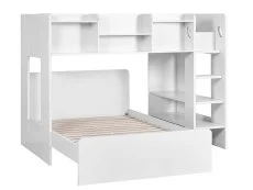 Julian Bowen Julian Bowen Owen 3ft plus 4ft White Wooden Bunk Bed Frame