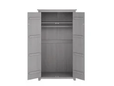 LPD LPD Havana Grey 2 Door Double Wardrobe