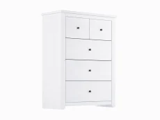 LPD LPD Havana White 3+2 Drawer Chest of Drawers