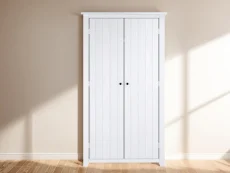 LPD LPD Havana White 2 Door Double Wardrobe