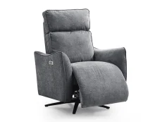 Kyoto Kyoto Finn Grey Chenille Recliner Chair