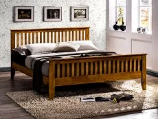 Time Living Time Living Turin 5ft King Size Honey Oak Wooden Bed Frame