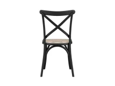 LPD LPD Fitzroy Set of 2 Rattan and Black Dining Chairs