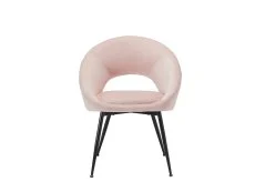 LPD LPD Lulu Set of 2 Pink Velvet Dining Chairs