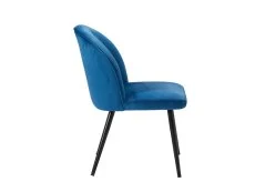 LPD LPD Orla Set of 2 Blue Velvet Dining Chairs