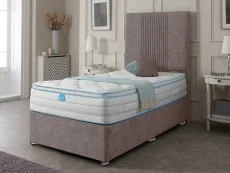 Willow & Eve Willow & Eve Bed Co. Thermacool Gel Pocket 2000 Pillowtop 2ft6 Small Single Divan Bed