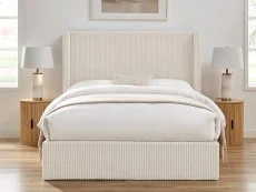 Limelight  Limelight Gemini 5ft King Size Natural Cord Ottoman Bed Frame