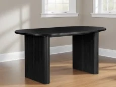 Birlea Furniture & Beds Birlea Axel 160cm Black Dining Table