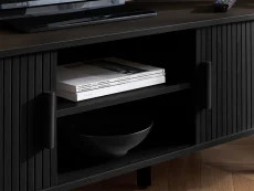 Birlea Furniture & Beds Birlea Axel Black 2 Door TV Cabinet