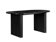 Birlea Furniture & Beds Birlea Axel Black Dining Table and 4 Chair Set