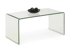 Julian Bowen Clearance - Julian Bowen Amalfi Clear Glass Coffee Table