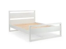 Julian Bowen Clearance - Julian Bowen Venice 4ft6 Double Surf White Wooden Bed Frame