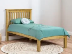 Julian Bowen Julian Bowen Barcelona 3ft Single Pine Wooden Bed Frame (Low Footend)