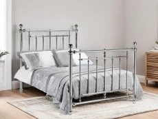 Julian Bowen Julian Bowen Empress 5ft King Size Chrome Metal Bed Frame