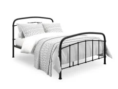 LPD LPD Halston 4ft6 Double Black Metal Bed Frame