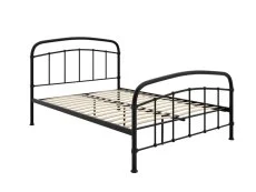 LPD LPD Halston 5ft King Size Black Metal Bed Frame