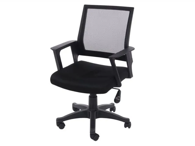 Photos - Chair Core Products Core Loft Black Mesh Back and Black Fabric Office  chairs 